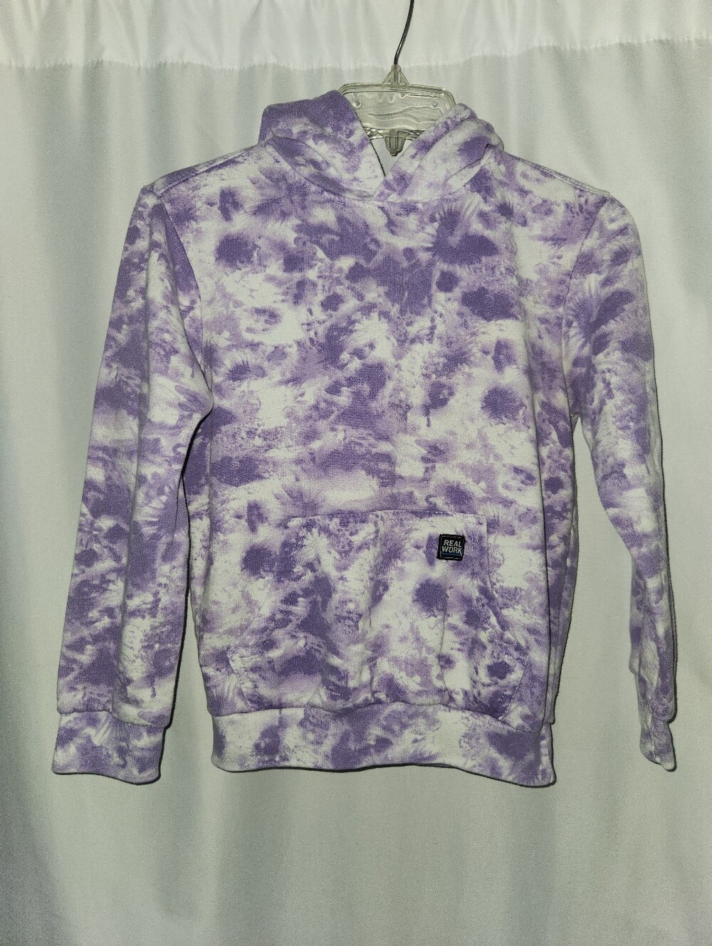 Kids Purple Tie-Dye Hoodie Sweatshirt #psychedelic #play proof #outerwear #retro